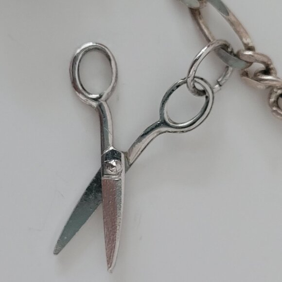 HAN Sterling Silver Sewing Themed Charm Bracelet - Picture 2 of 9